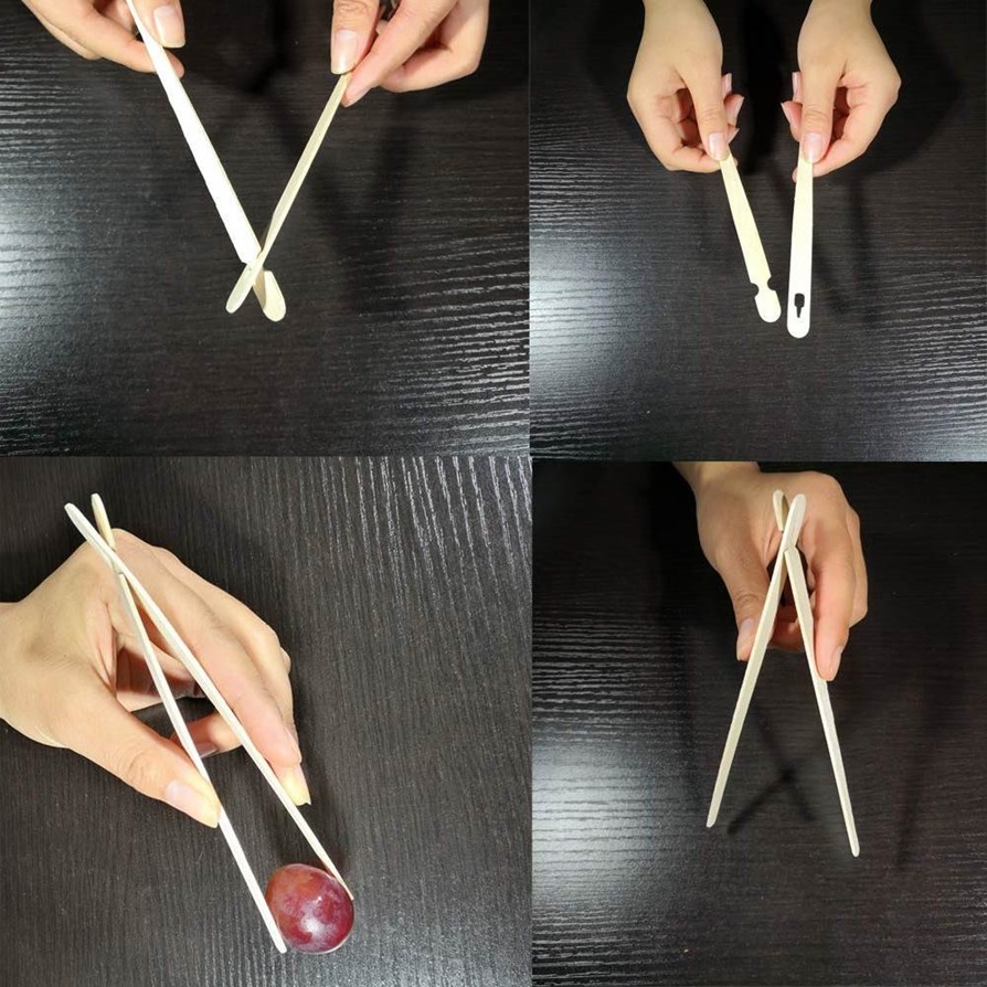 Как кушать палочками для суши пошагово фото